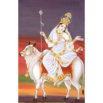 Parvati on Nandhi